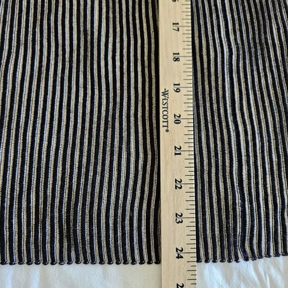 Marla Wynne Ribbed Reversible M L 3/4 Sleeve Open Front Assymetric Hem Cardigan - Picture 14 of 14